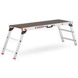 Werkplatform - inklapbaar - 2,6 m werkhoogte - aluminium