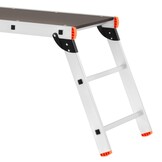 Werkplatform - inklapbaar - 2,6 m werkhoogte - aluminium