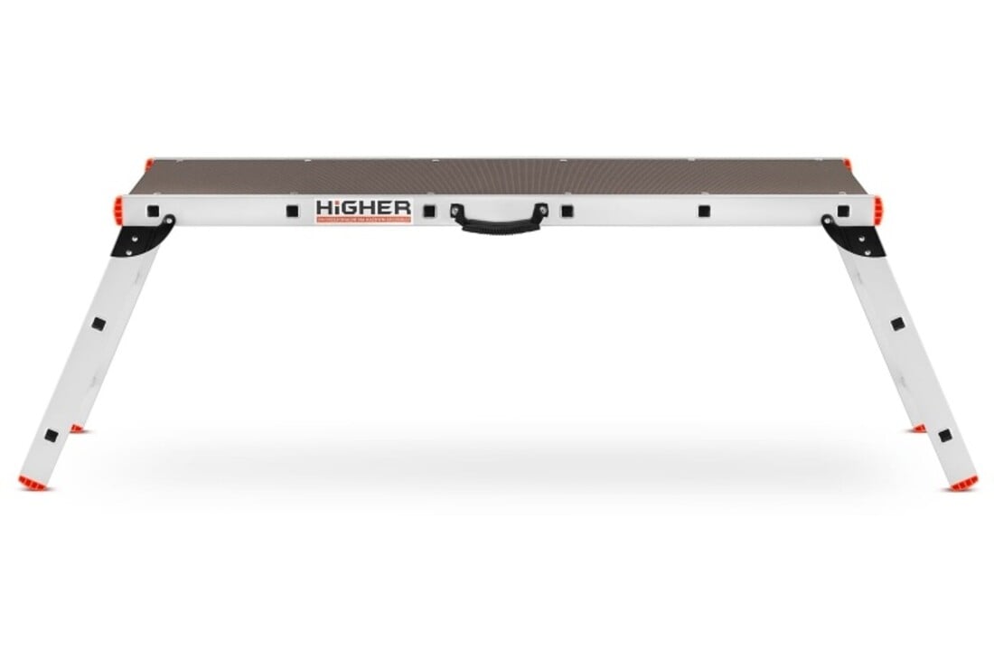 Werkplatform - inklapbaar - 2,6 m werkhoogte - aluminium