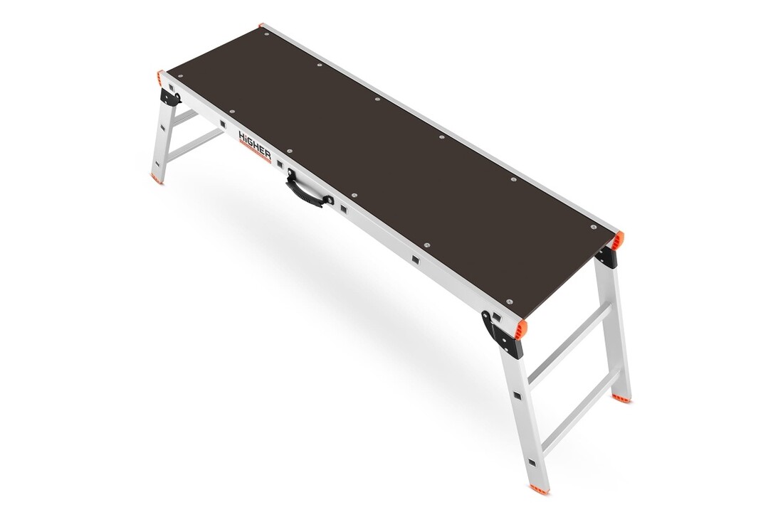 Werkplatform - inklapbaar - 2,6 m werkhoogte - aluminium