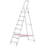 Huishoudtrap - 8 treden - aluminium - 3,6 m werkhoogte