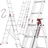 Vouwladder - reformladder - 3x7 treden - werkhoogte 4,49m
