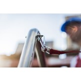 Bordestrap - 4 treden - 2,78 m werkhoogte - met wielen