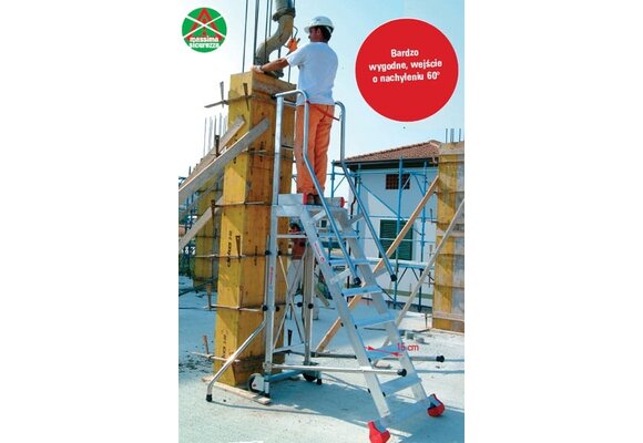Bordestrap 7 treden – werkhoogte 3,52 m – FARAONE