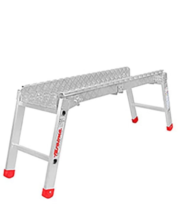 Werkplatform - 2 treden - aluminium -2,50 m werkhoogte