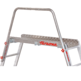 Werkplatform - 2 treden - aluminium -2,50 m werkhoogte