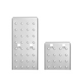 HIGHER Multifunctionele Vouwladder 4x2 met Werkplatform - 150kg