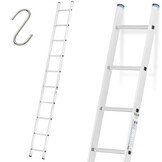 Aloss 1-delige schuifladder 1x10 sporten - 2,84m