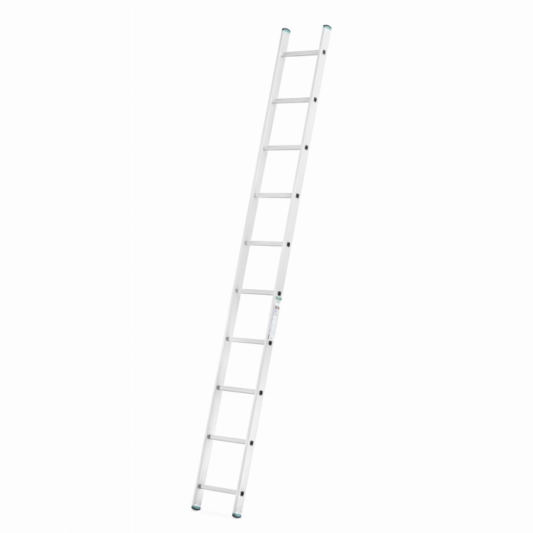 Ladder - 10 treden - 2,84 m - werkhoogte 4,30 m - aluminium