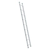Ladder - 10 treden - 2,84 m - werkhoogte 4,30 m - aluminium