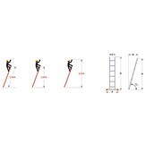 Ladder - 10 treden - 2,84 m - werkhoogte 4,30 m - aluminium