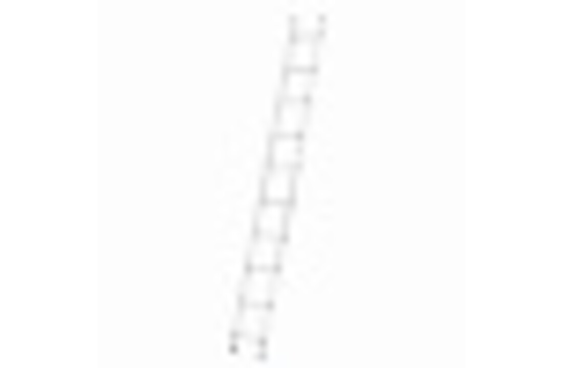 Aloss 1-delige schuifladder 1x10 sporten - 2,84m