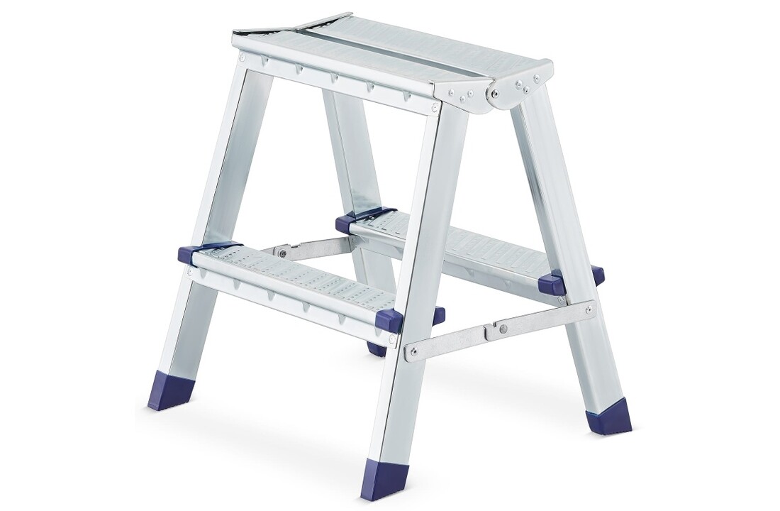 HIGHER huishoudladder tweezijdig 2x2 - Max 125 kg