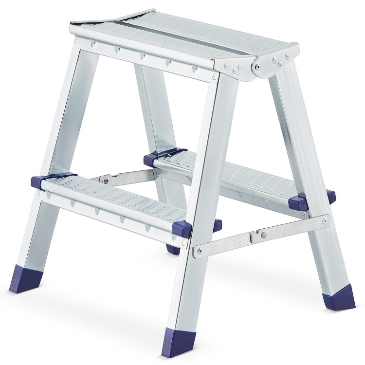 HIGHER huishoudladder tweezijdig 2x2 - Max 125 kg