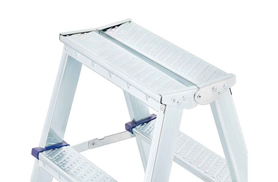 Huishoudtrap - 2x 2 treden - 2,42 m werkhoogte - tot 125 kg