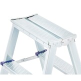 Huishoudtrap - 2x 2 treden - 2,42 m werkhoogte - tot 125 kg