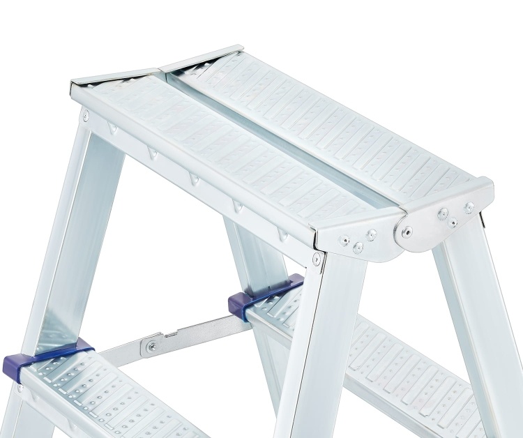 Huishoudtrap - 2x 2 treden - 2,42 m werkhoogte - tot 125 kg