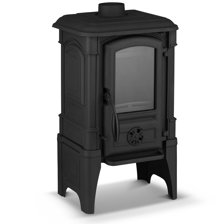 Houtkachel - gietijzer - 8,4 kW - FERGUSS ZEUS - zwart