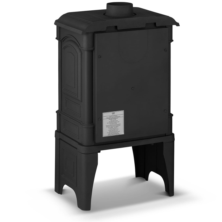 Houtkachel - gietijzer - 8,4 kW - FERGUSS ZEUS - zwart