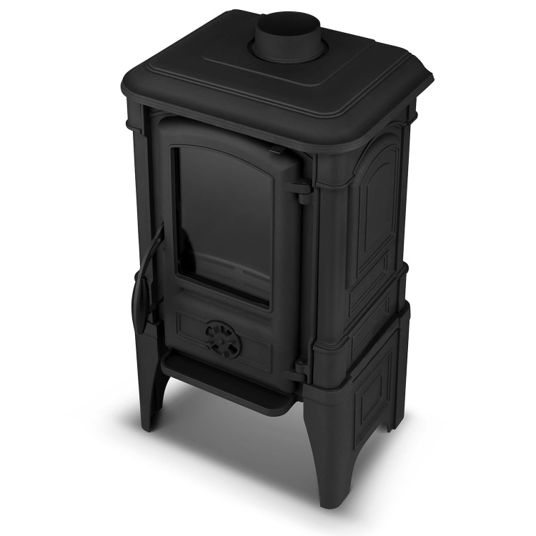 Houtkachel Ferguss A / Zeus 8,4 kW - Zwart Gietijzer