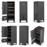 Rookoven 2-in-1  & grill staal - zwart - HIGHER