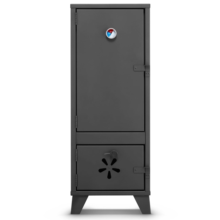 Rookoven 2-in-1  & grill staal - zwart - HIGHER