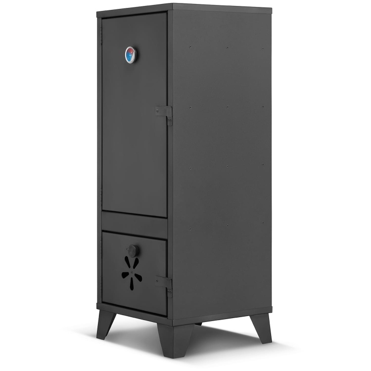 Rookoven 2-in-1  & grill staal - zwart - HIGHER