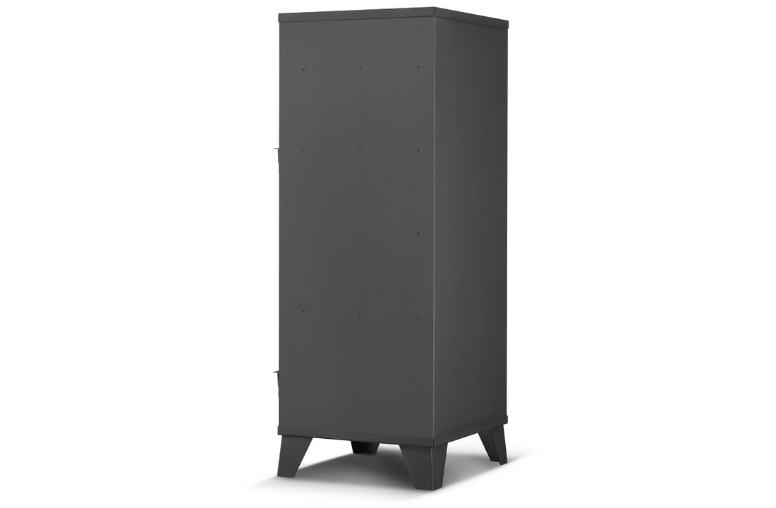 HIGHER Wędzarnia ogrodowa 2w1: grill en roken - staal