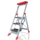 Magazijntrap - 3 treden - aluminium - 2,73 m werkhoogte