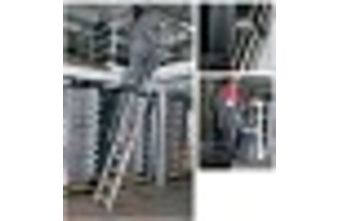 Faraone SAS 450 aluminium trap met leuningen - 4,5 m