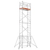 Rolsteiger - 7,6 m werkhoogte - aluminium - opvouwbaar