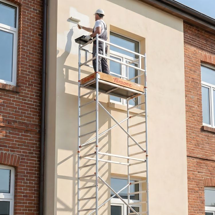 Rolsteiger - 7,6 m werkhoogte - aluminium - opvouwbaar