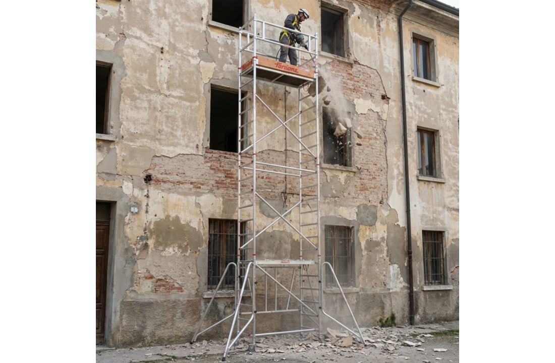 Faraone Compact XS Aluminium Rolsteiger - 7,60m Werkhoogte