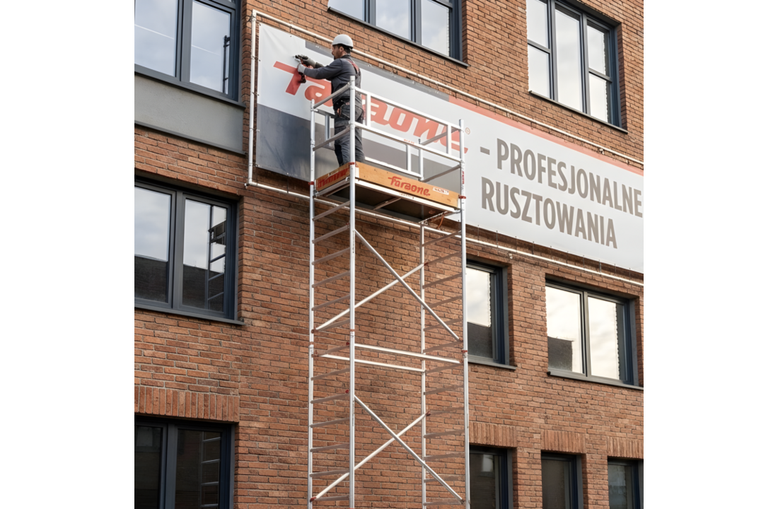 Faraone Compact XS Aluminium Rolsteiger - 7,60m Werkhoogte