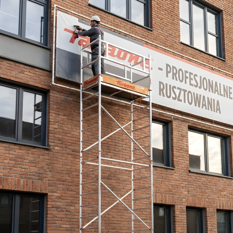 Faraone Compact XS Aluminium Rolsteiger - 7,60m Werkhoogte