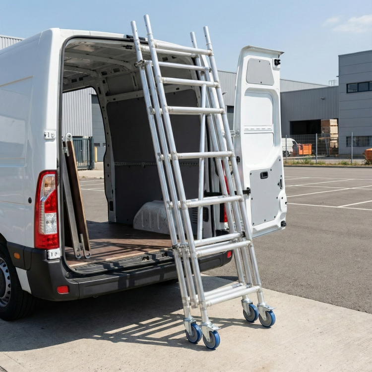 Rolsteiger - 7,6 m werkhoogte - aluminium - opvouwbaar