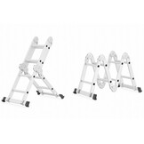 Vouwladder - 4x2 treden - 350 cm werkhoogte - aluminium