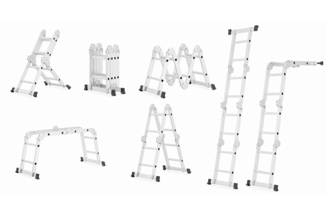 HIGHER 4x2 Aluminium Vouwladder | Multifunctioneel