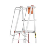 Magazijn bordestrap - 4,07 m werkhoogte - aluminium - HIGHER