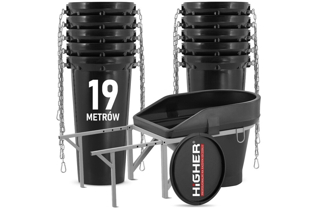 HIGHER Gruisafvoer 19 Meter Set - Sterk & Duurzaam