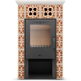 Tegelkachel - houtkachel - 10 kW - JASMIN GRANDE - honing