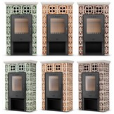 Tegelkachel - houtkachel - 10 kW - JASMIN GRANDE - honing