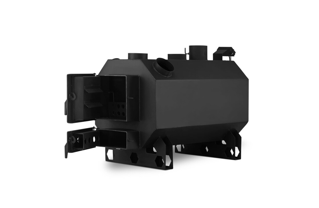 Werkplaatskachel op hout - 35 kW - met ventilator - OKTAGON PN2