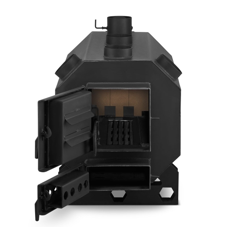 Werkplaatskachel op hout - 35 kW - met ventilator - OKTAGON PN2