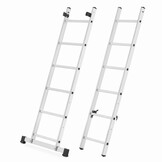 HIGHER Aluminium Steiger 2x6 - Werkplatform 3-in-1