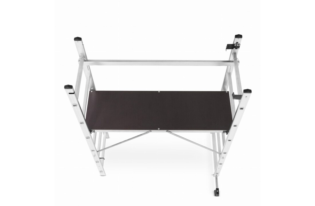 HIGHER Aluminium Steiger 2x6 - Werkplatform 3-in-1