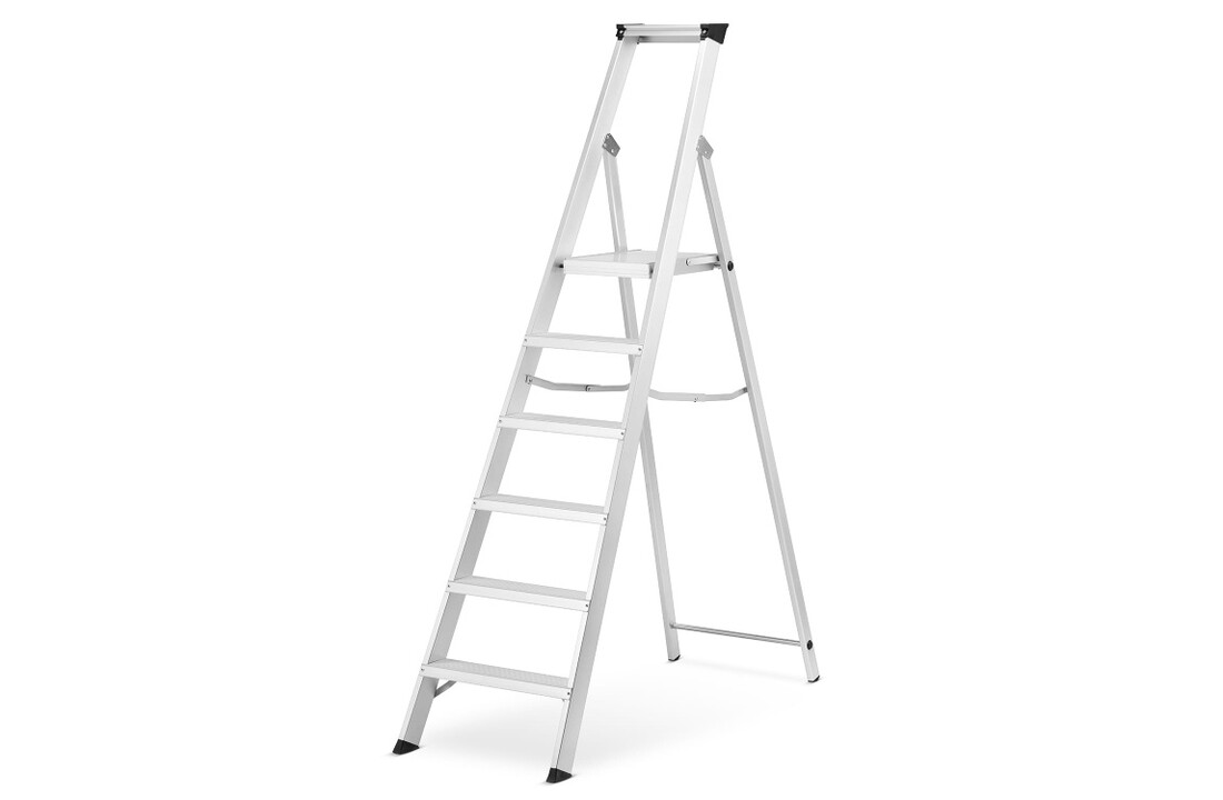 HIGHER ALU 6 Professionele Aluminium Werkladder 6-Treden