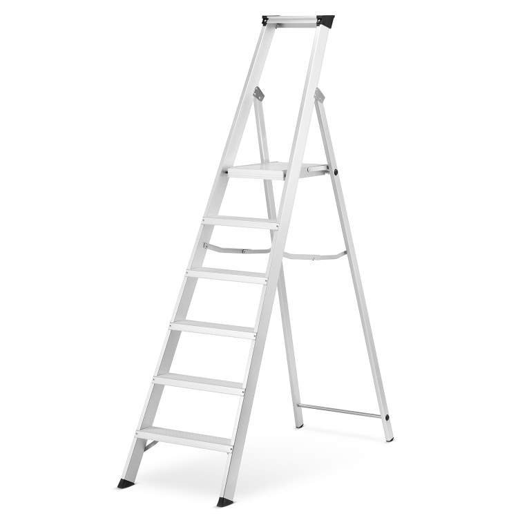 HIGHER ALU 6 Professionele Aluminium Werkladder 6-Treden
