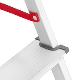 Huishoudtrap 2x 5 treden - aluminium - werkhoogte 310 cm