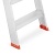 HIGHER Professionele Dubbele Ladder 2x7 Sporten - 147cm Werkhoogte